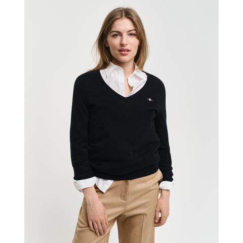 Gant Trui met V-hals Extrafine Lambswool V-Neck