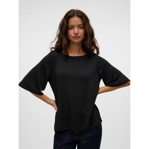 Vero Moda Shirt met ronde hals VMKANVA 2/4 GLITTER TOP JRS