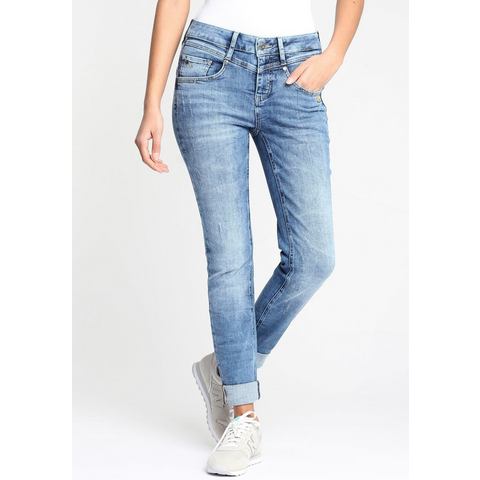 GANG Skinny fit jeans 94MARISSA met modieuze v-pas voor & achter