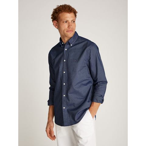 Tommy Hilfiger Overhemd met lange mouwen SOLID HERITAGE OXFORD RF SHIRT