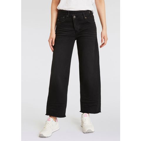 Herrlicher Straight jeans Mäze Sailor Recycled Denim Black Stretch