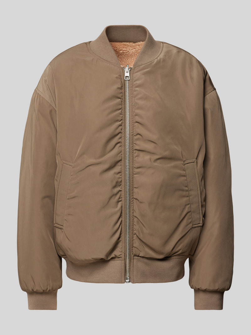 Jake*s Casual Regular fit blouson met opstaande kraag en steekzakken