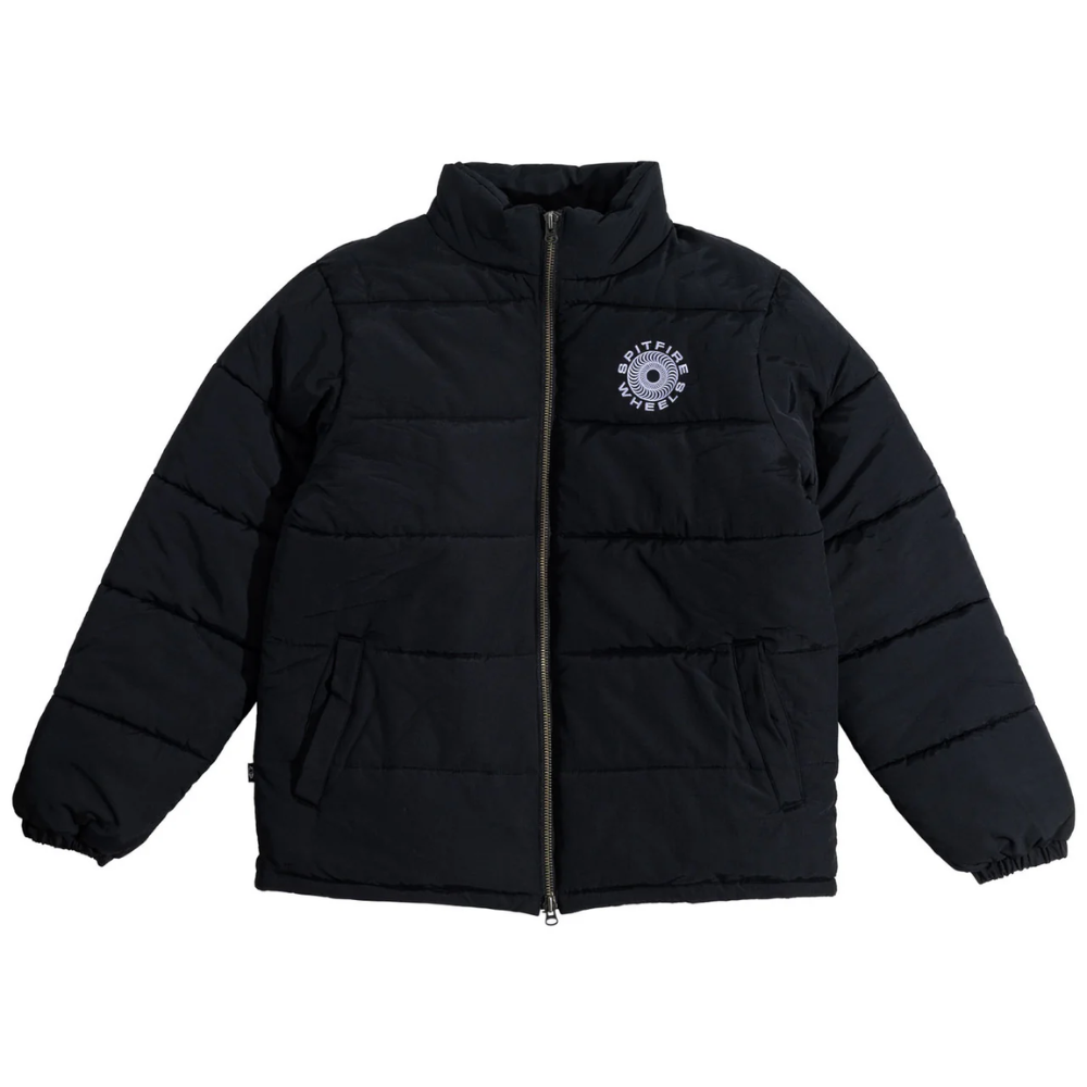 Spitfire Swirl Puff Jacket CLS 87 Black/White