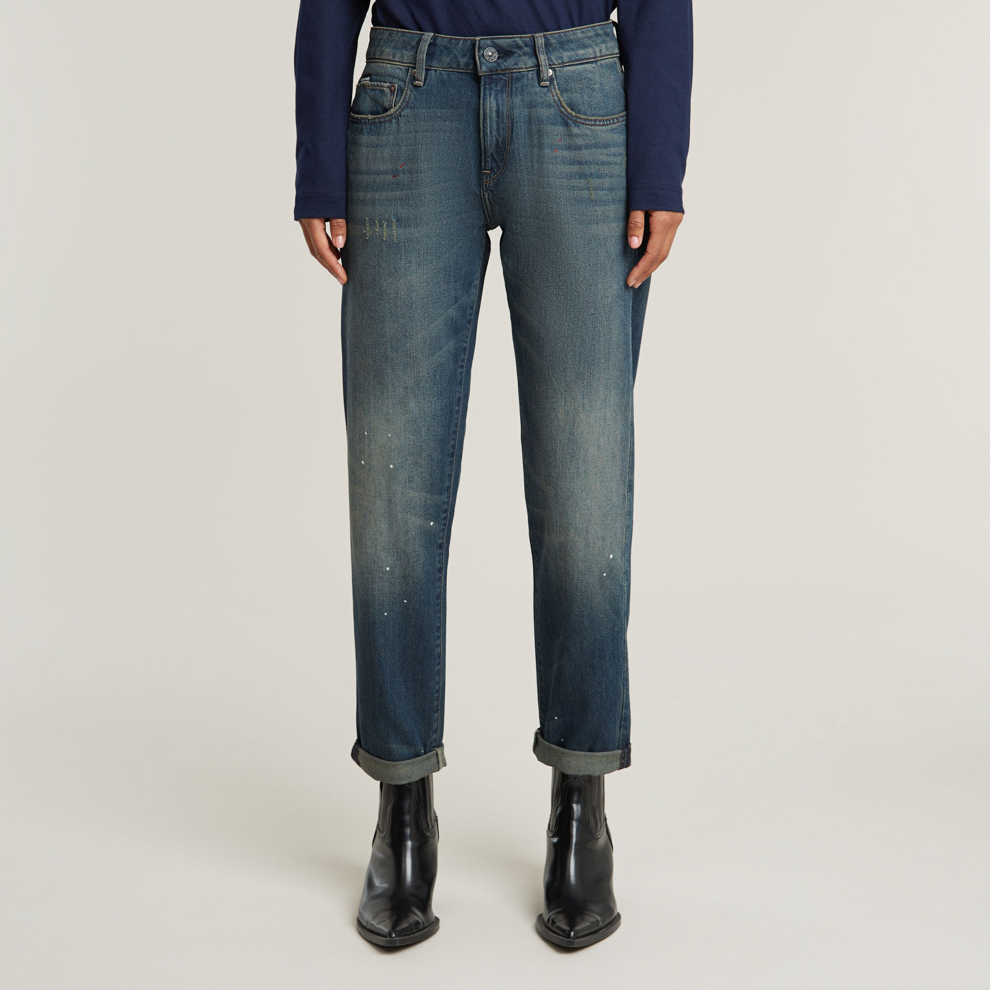 G-Star RAW Kate Boyfriend Jeans - Midden blauw - Dames