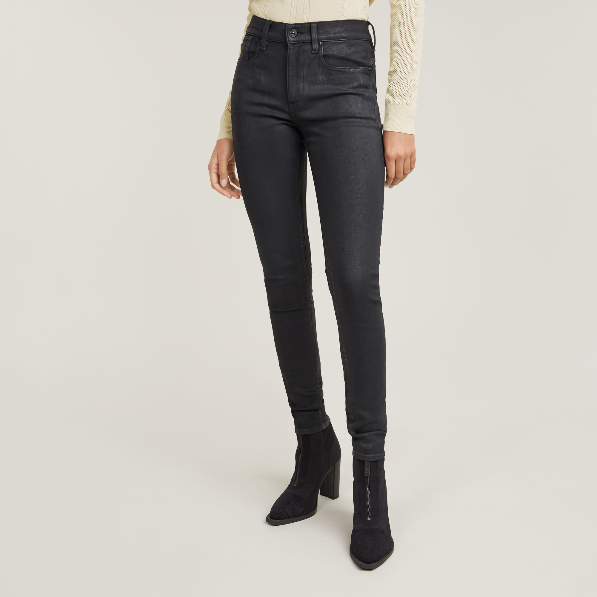 G-Star RAW Lhana Skinny Jeans - Grijs - Dames