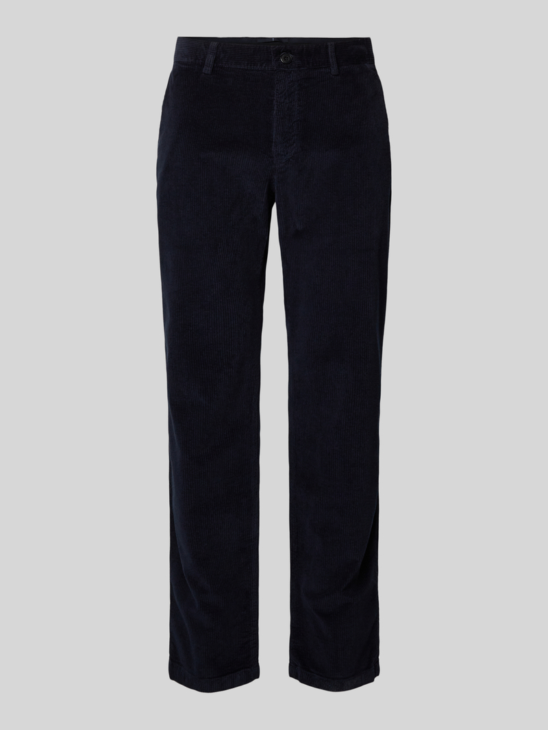 JOOP! JEANS Modern fit corduroy broek met riemlussen, model 'Matthew'