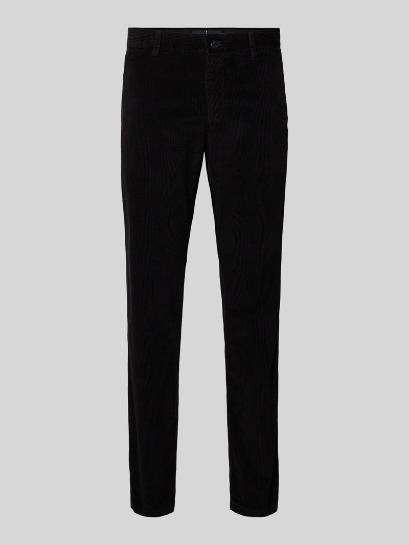 JOOP! JEANS Modern fit corduroy broek met riemlussen, model 'Matthew'