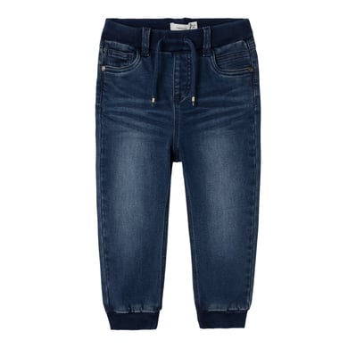 Name it Baggy Fleece Jeans Nmmben Donkerblauw Denim