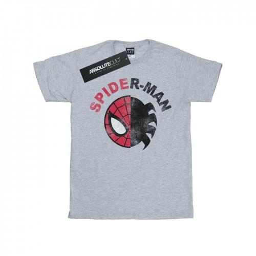 Marvel Spider-Man klassiek splitkatoenen T-shirt voor meisjes