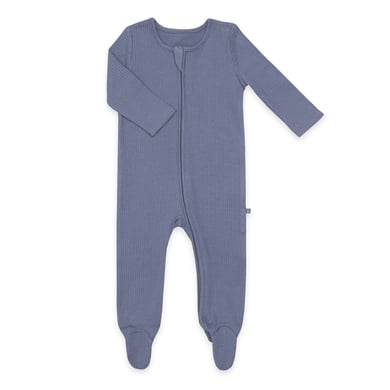 Emma & noah Essential  pyjama met voetjes Blauw