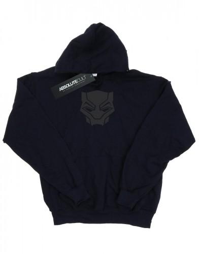 Marvel heren zwarte panter zwart op zwarte hoodie