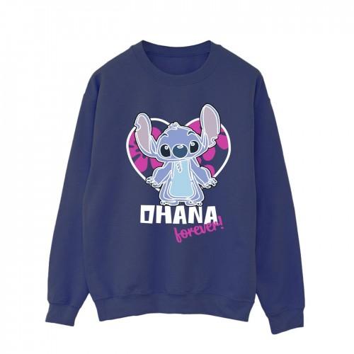 Disney Lilo en Stitch Ohana Forever Heart-sweatshirt voor heren