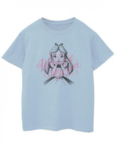 Disney jongens Alice in Wonderland in een wereld van mijn eigen T-shirt