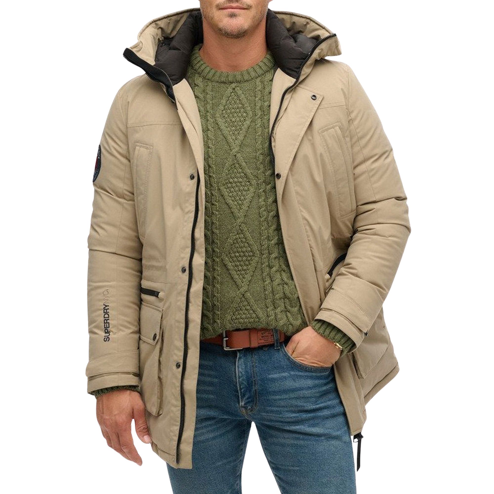 Superdry City Padded Parka Winterjas Heren