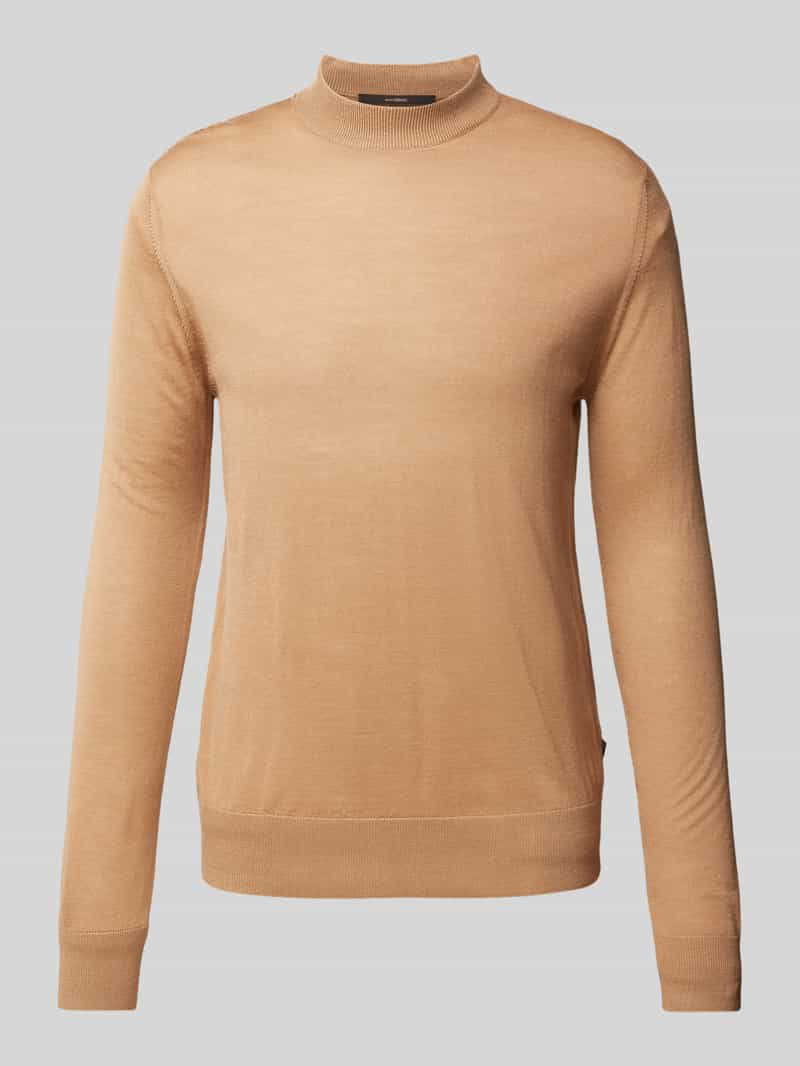 Windsor Wollen pullover met opstaande kraag, model 'Nando'