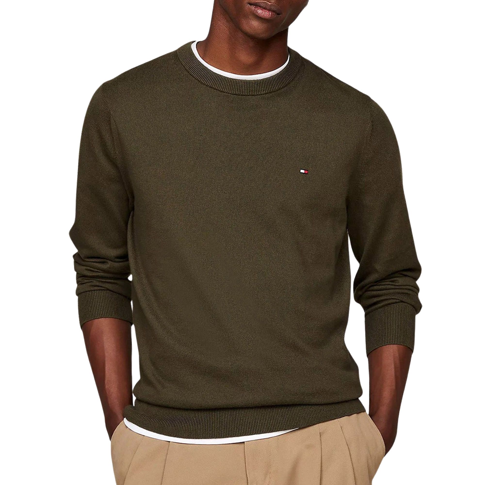 Tommy Hilfiger Pima Cotton Cashmere Sweater Heren