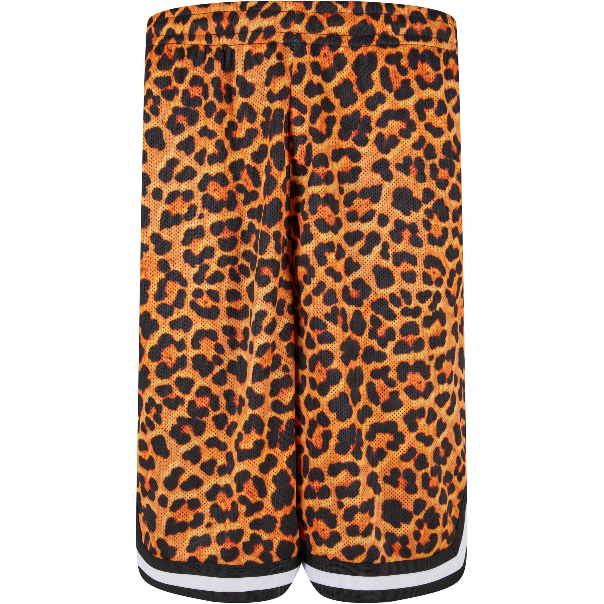 Urban Classics Heren mesh luipaardprint korte broek