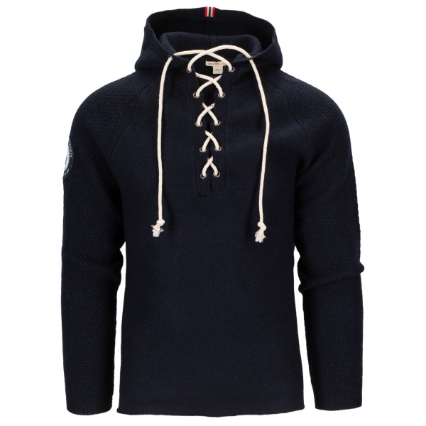 Amundsen Sports  Boiled Hoodie Laced - Merinotrui, zwart