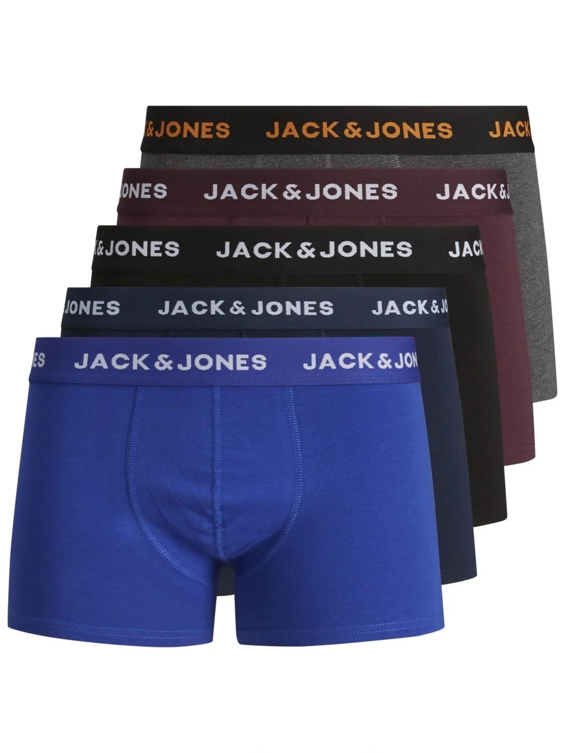 Jack & Jones Boxershorts jongens trunks jacblack friday 5-pack