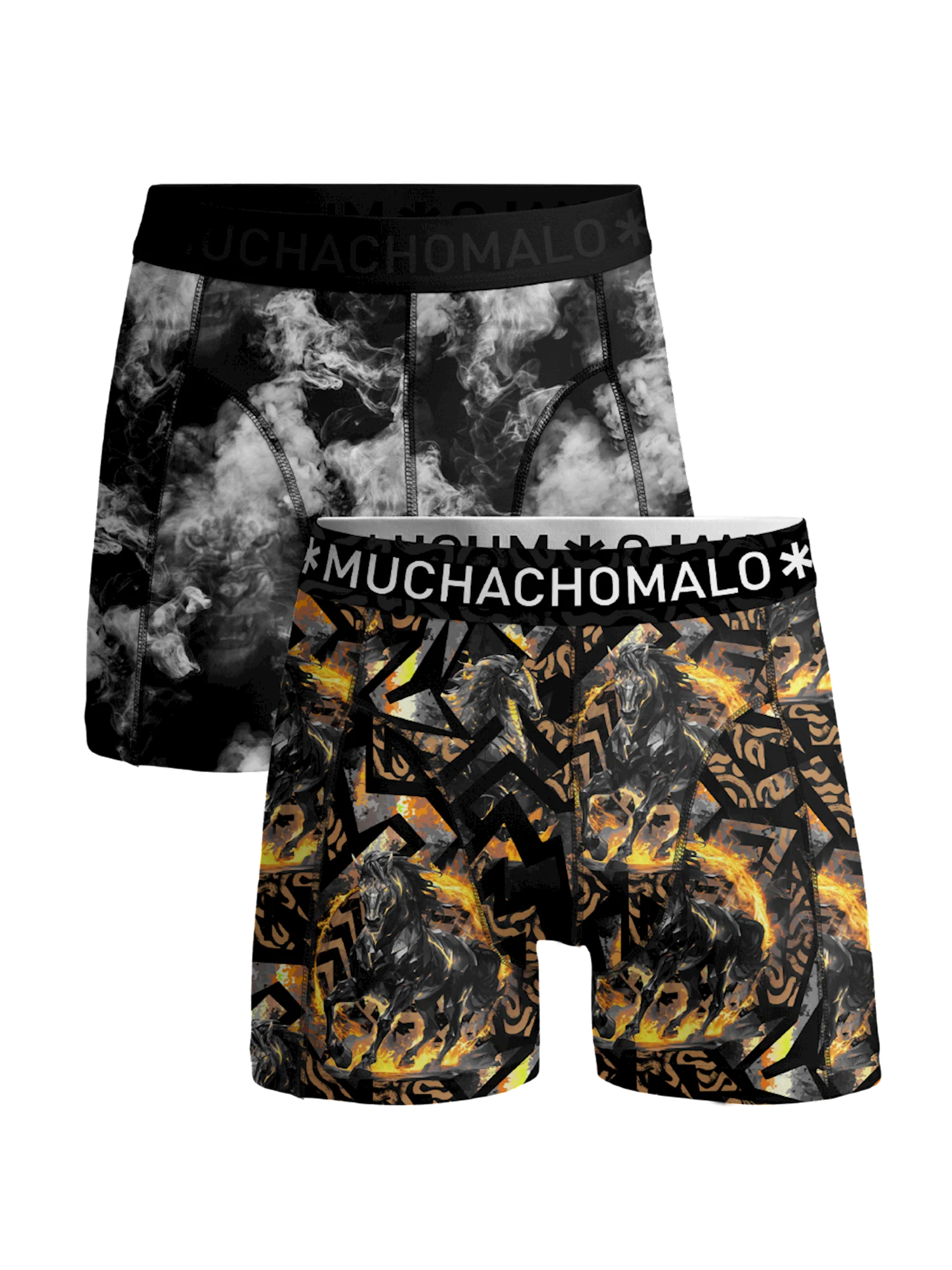 Muchachomalo Jongens 2-pack boxershorts fire elements