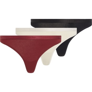 Calvin Klein 3 stuks Holiday Modern Logo Thong