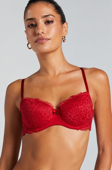 Hunkemöller Voorgevormde beugel bh Marine Rood