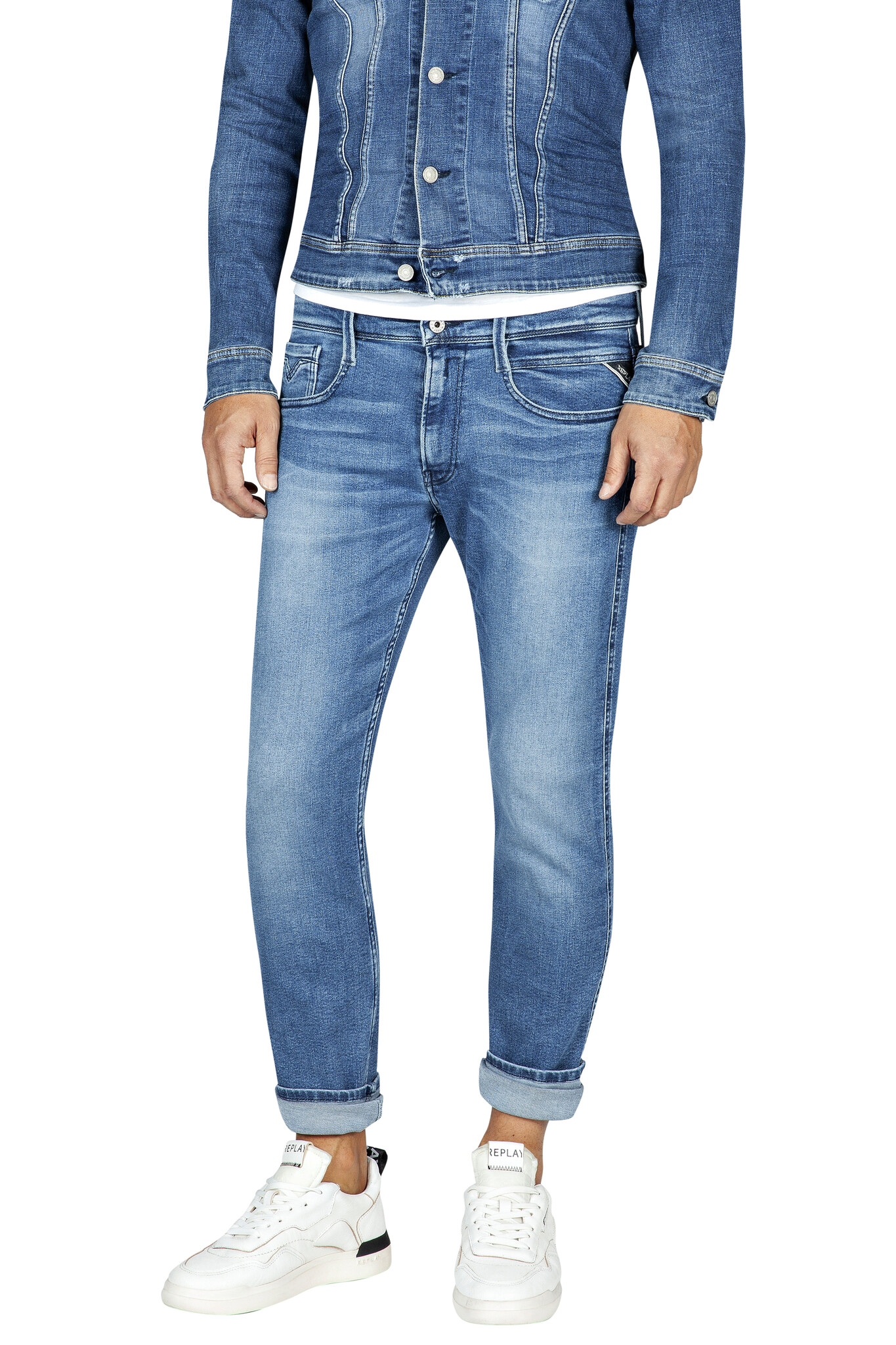 Replay Jeans ANBASS SLIM MEDIUM BLUE 