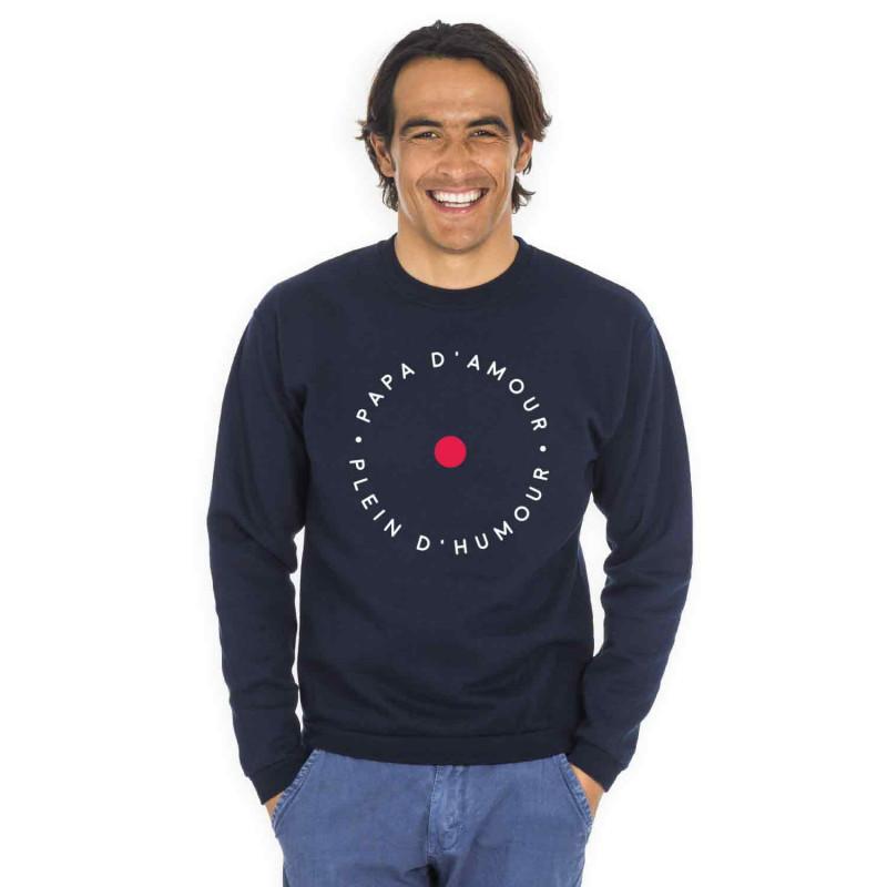 Ma Petite Tribu Herensweater - LOVE DAD VOL HUMOR