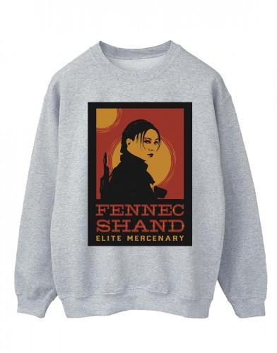 Star Wars heren het boek van Boba Fett Elite Mercenary Fennec katoenen sweatshirt