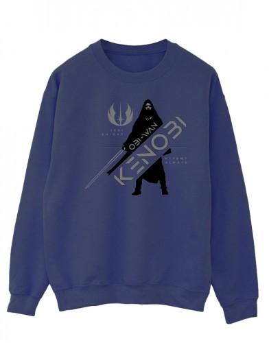 Star Wars heren Obi-Wan Kenobi Jedi Knight katoenen sweatshirt