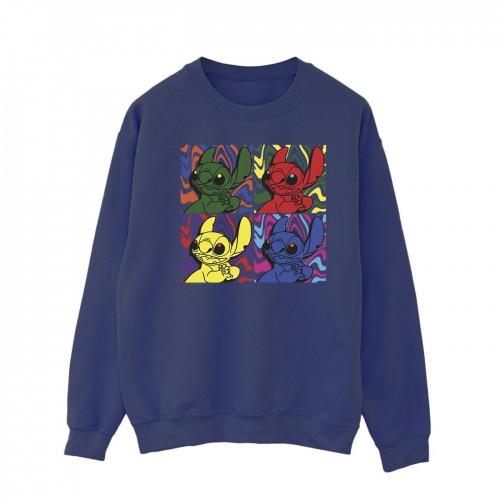 Disney heren Lilo & Stitch popart katoenen sweatshirt