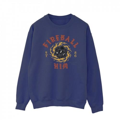 Pertemba FR - Apparel Netflix Heren Stranger Things Fireball Dice 86 Sweatshirt