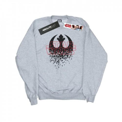 Star Wars Mens The Last Jedi Shattered Emblem Sweatshirt