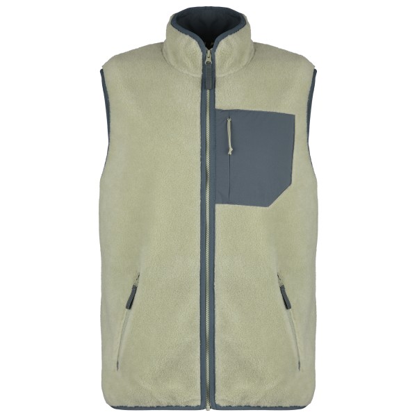 Stoic  MerinoHighPile357 VallsboSt. Vest - Fleecebodywarmer, olijfgroen