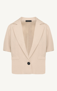 Jurkjes Blazer Korte Mouw Hayley Beige