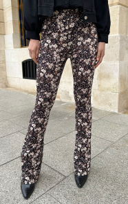 Jurkjes Janine Flared Broek Print Floral