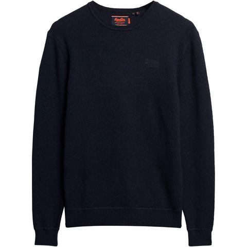 Superdry Trui met ronde hals ESSENTIAL SLIM FIT CREW JUMPER