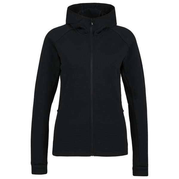 Stoic  Women's MerinoGrid285 NorrdalSt. Zip Hoody - Fleecevest, zwart