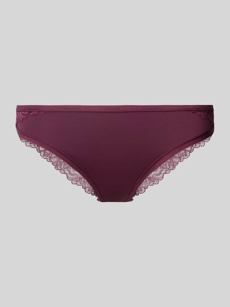 Calvin Klein Underwear String met kantgarnering