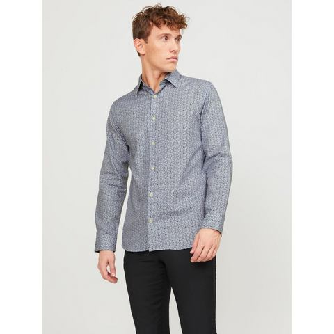 Jack & Jones Overhemd met lange mouwen JPRBLANORDIC PRINT SHIRT L/S SN