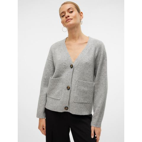 Vero Moda Vest VMBOOM LS V-NECK BUTTON CARDIGAN GA NOOS