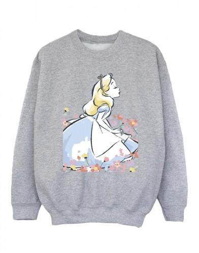 Disney meisjes Alice In Wonderland schets bloemen Sweatshirt