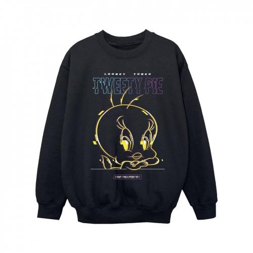 Looney Tunes meisjes Tweety Glitch sweatshirt