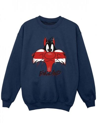 Looney Tunes Sylvester Engeland Face Sweatshirt voor meisjes