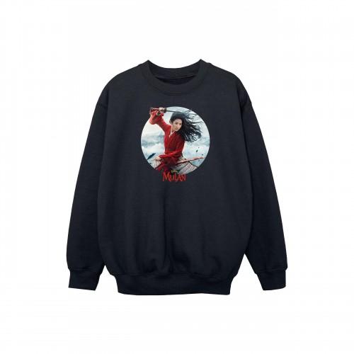 Disney Girls Mulan Movie Sword Poster Sweatshirt