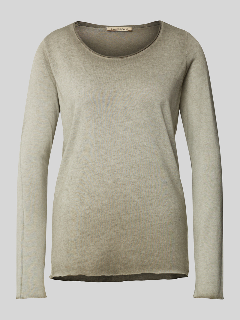 Smith and Soul Longsleeve met ronde hals