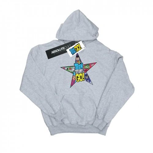 DC Comics Boys Teen Titans Go Star-logo hoodie