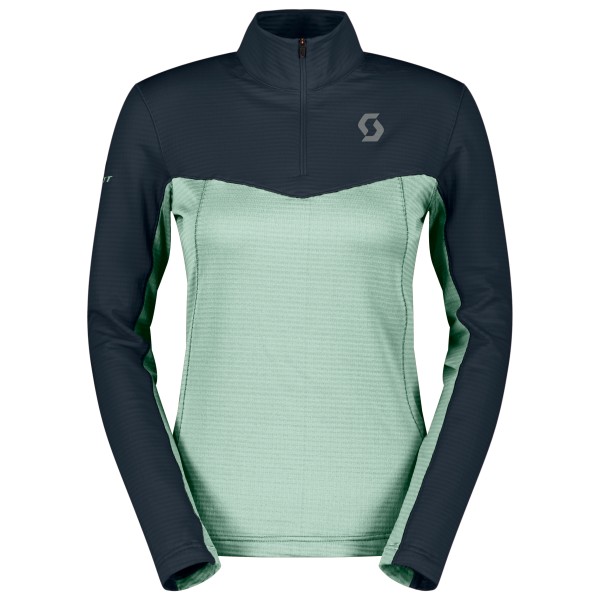 Scott  Women's Pullover Defined Light - Fleecetrui, blauw/groen