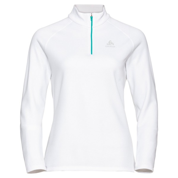 Odlo  Women's Besso Mid Layer 1/2 Zip - Fleecetrui, wit