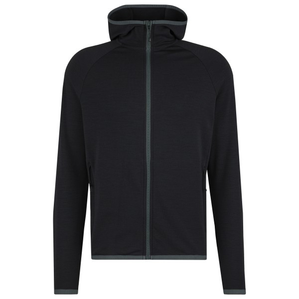 Heber Peak  MerinoBlend SaplingHe. Zip Hoody - Trui met capuchon, zwart